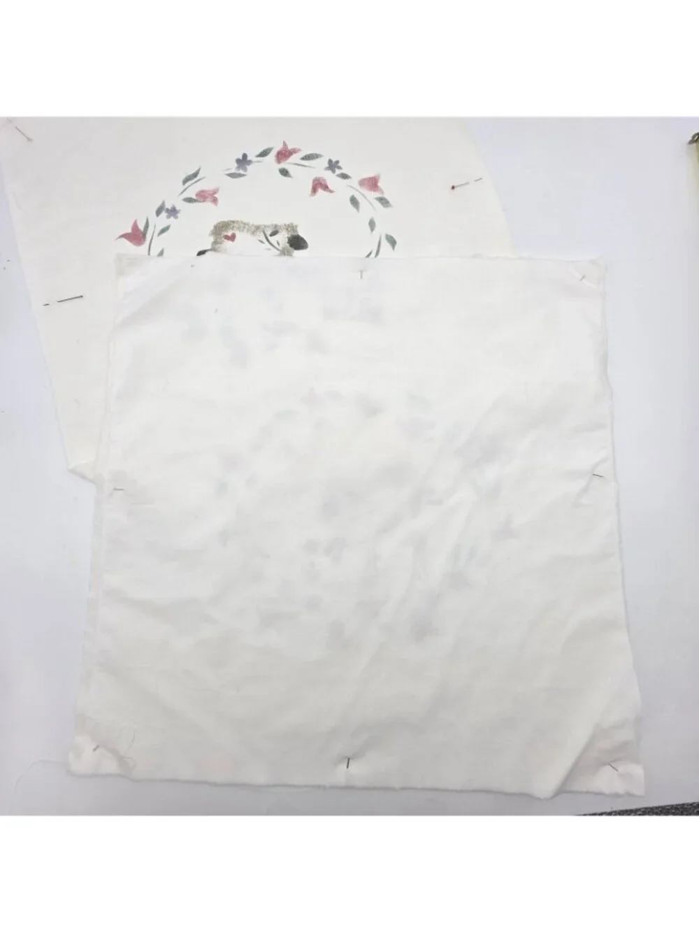 Handmade sheep quilt